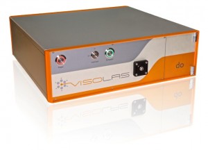 Der neue „VISOLAS do“ setzt neue Maßstäbe auf dem Gebiet der Laserlichtquellen. Sein „Laser-Piano“ spielt einzelne Farben so schnell und einfach wie ein Klavier. Foto: VISOLAS GmbH Der neue „VISOLAS do“ setzt neue Maßstäbe auf dem Gebiet der Laserlichtquellen. Sein „Laser-Piano“ spielt einzelne Farben so schnell und einfach wie ein Klavier. Foto: VISOLAS GmbH