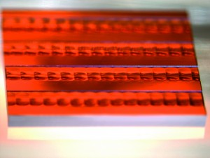 Abbildung: Mikrolinsenarray aus Galliumphosphid