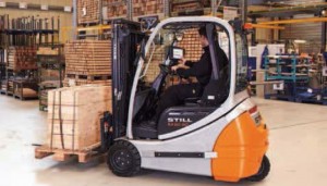 Das Still-Staplerleitsystem merkt sich permanent die realen Fahrzeiten aller Transporte zwischen Quell- und Zielplatz. Quelle: STILL GmbH