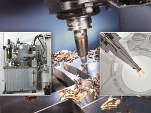 Mit exakt dosiert direkt an die Werkzeugschneide zugeführten Mengen an Schmiermittel sorgt das MMS-2-Kanal-System von bielomatik für prozessichere und wirtschaftliche Bearbeitung bei minimalem Energie- und Ressourcenverbrauch