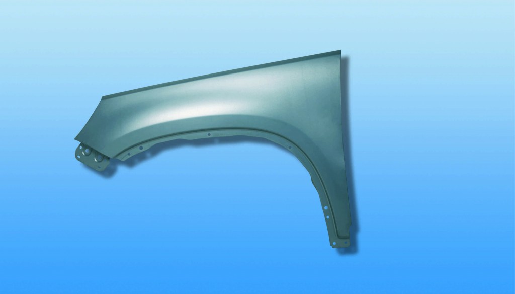 Kotflügel aus Stahl mit Zink-Magnesium-Schicht (StronSal). (Quelle: Salzgitter AG)