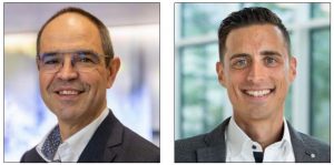 links: Cornel Mendler, Managing Director Bühler; rechts: Michael Cinelli, Product Manager