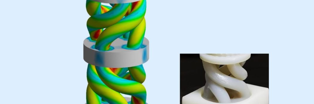 Metamaterialien: Stark verdrehte Stäbe speichern große Mengen Energie