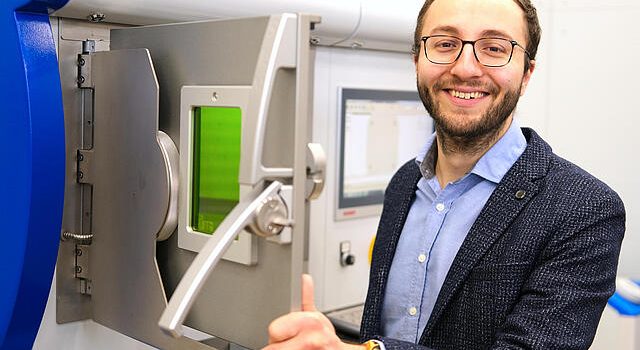 3D-gedruckte Metallbauteile werden mit Schall besser