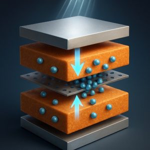 Neuartiger Photodetektor, der Detektion und Speicherung in einem Bauteil sehr kompakt vereint und sich somit für hochauflösende Matrix-Bildsensoren sehr gut eignet.© KI-generiert, Jonas Schröder