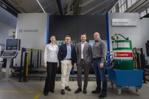 Starke Partnerschaft seit 20 Jahren. Von links nach rechts: Annabel Wajda, Stefan Voß, Patrick Bell, Alexander Maul