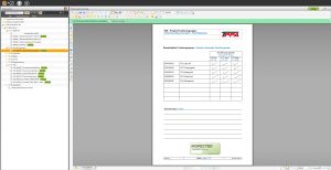 In digitalisierten Protokollen werden Messwerte eingetragen und Aufgaben abgehakt. (Urheber: TPPA)