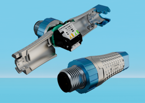 PROconnect M12 ist ein industrieller Steckverbinder, der dank innovativer Schneidklemmentechnik und einteiligem Steckerdesign eine schnelle, fehlerfreie und vollständig werkzeuglose Installation ermöglicht. (Urheber: Indu-Sol)