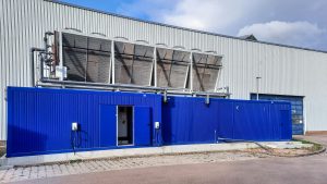 technotrans entwickelte eine kundenspezifische und exakt auf die Bedürfnisse vonRymoplast zugeschnittene Container-Kühlanlage